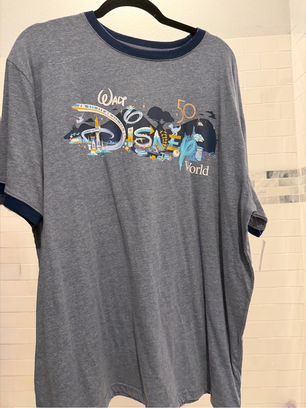 Walt Disney World 50th Anniversary Ringer Tee